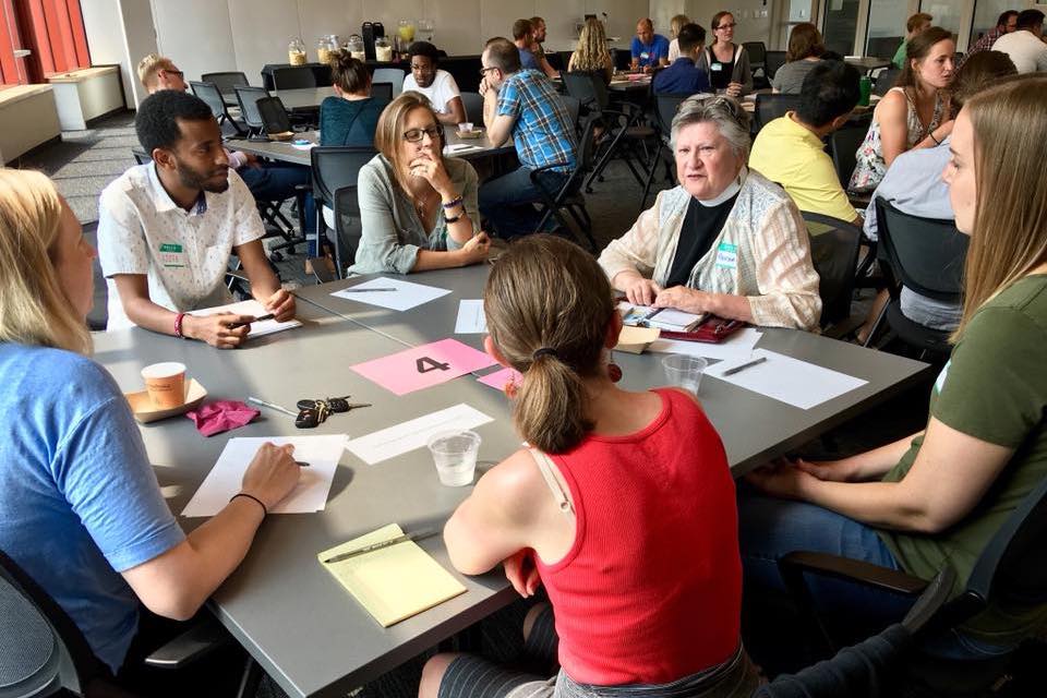 Innovation Coach Asefa M Wakjira visits with Partner Congregations Holy Trinity Lutheran Church, Minneapolis and St. Luke's Episcopal Church, Minneapolis